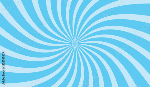 abstract blue spiral background radial swirl vector design template