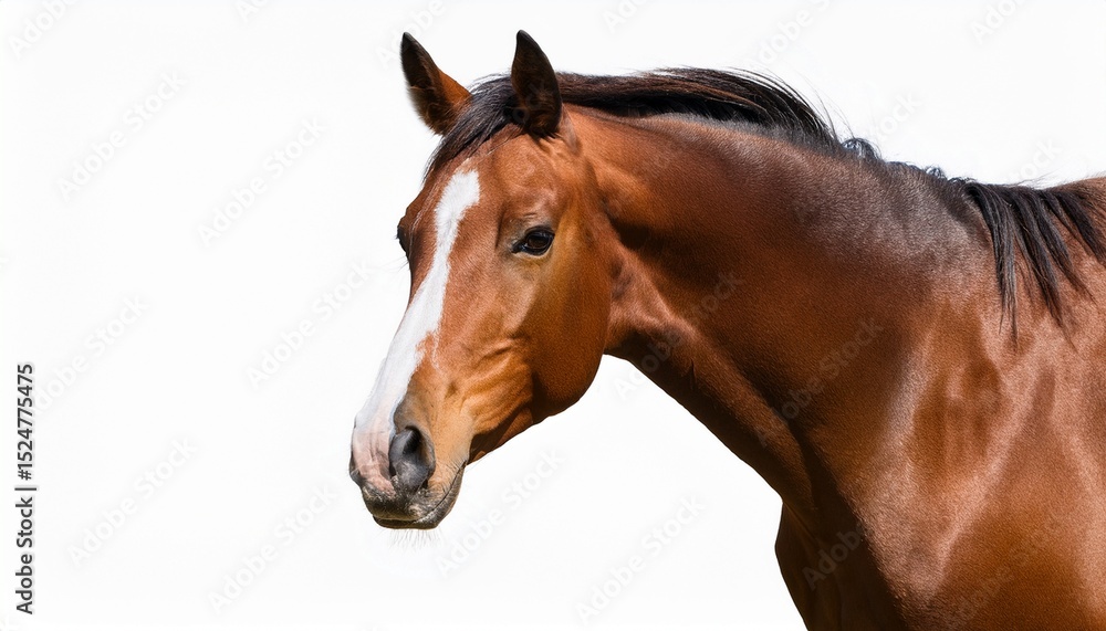 horse isolated on white background horse isolated on white background