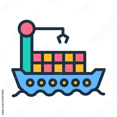 Cargo Ship Icon