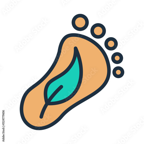 Carbon Footprint Icon