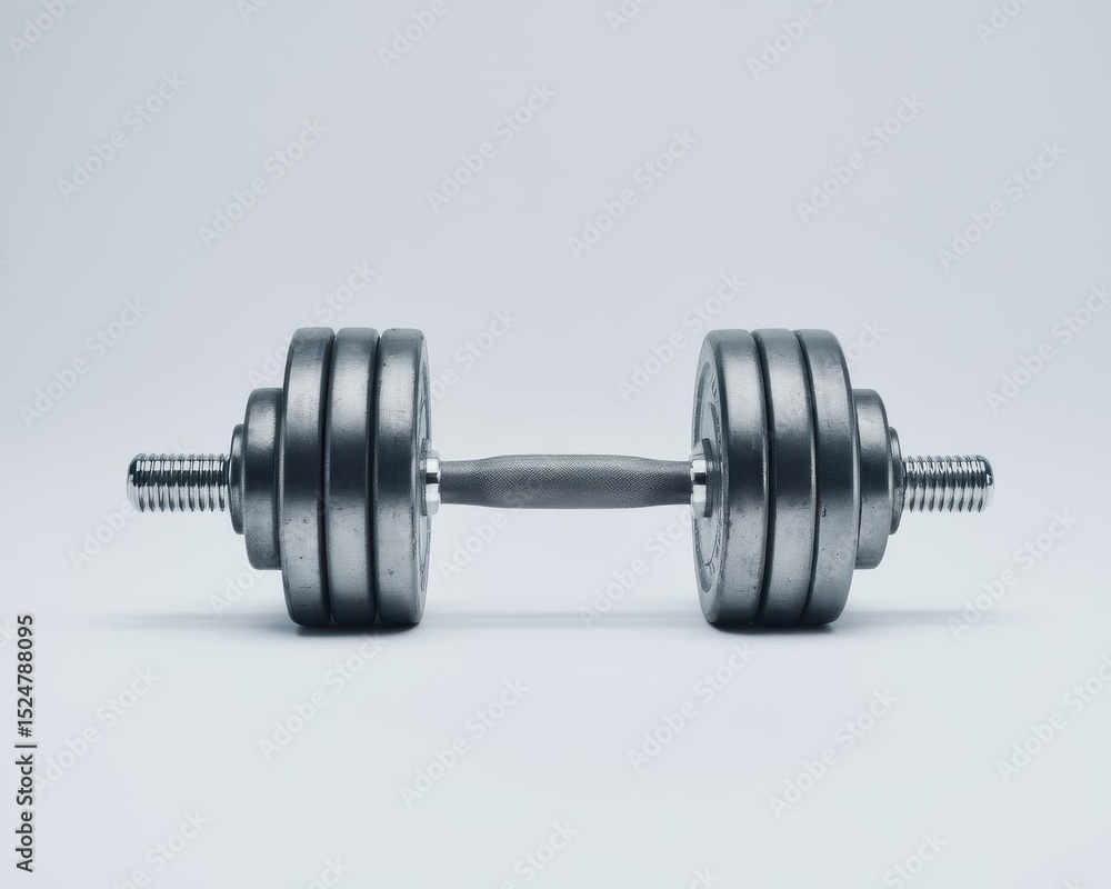Naklejka premium dumbbell on white background