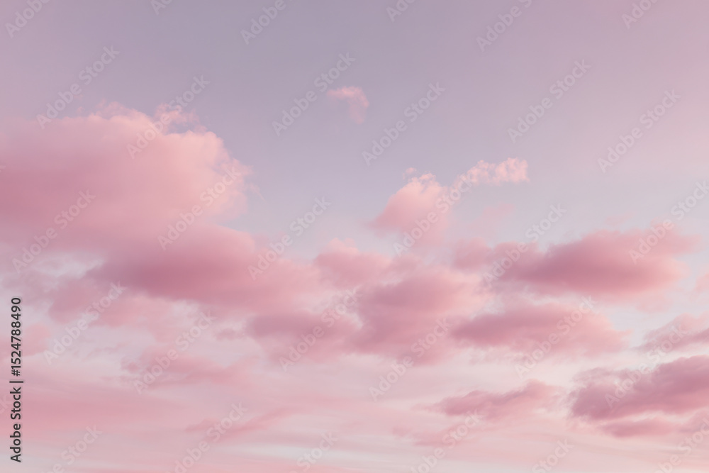 Fototapeta premium serene sky gradient featuring soft transitions from pink to purple essence of tranquility