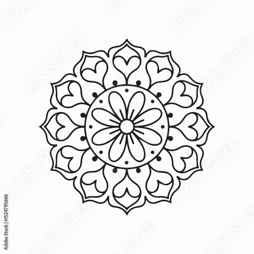 Fotografía Mandala Harmony Graphic