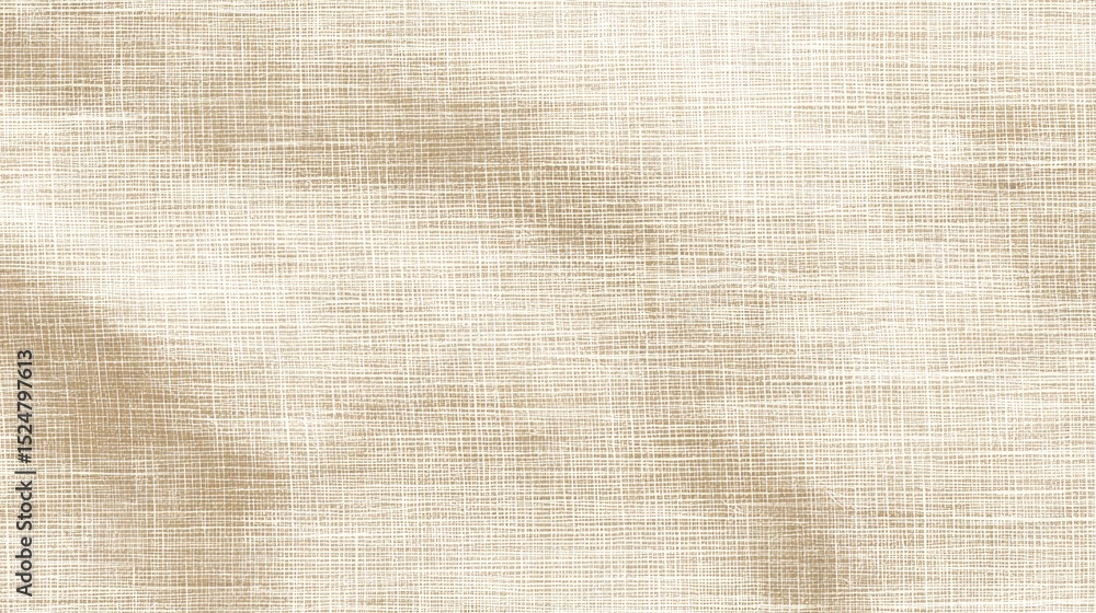 Fototapeta premium Light beige linen texture with subtle variations.
