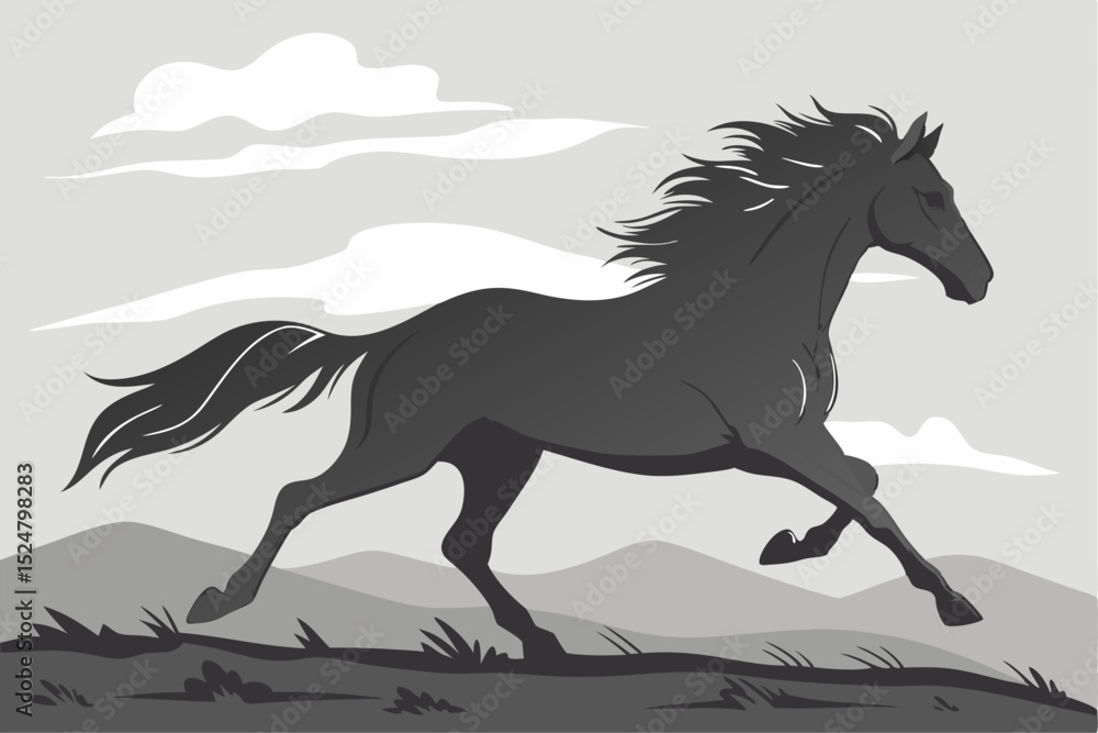 Equine Motion: Capturing the Silhouette in Full Gallop Equine Motion: Capturing the Silhouette in Full Gallop