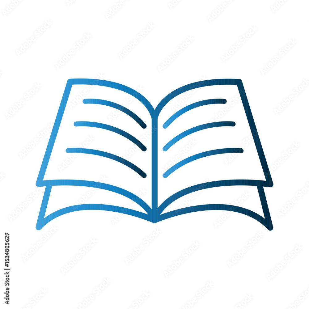 Book icon design template Book icon design template
