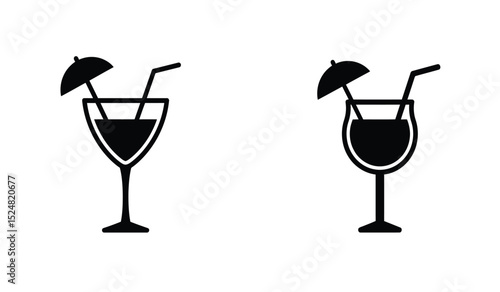 White background wine glass vector 