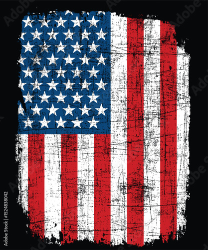  Happy 4th Of July shirt print template typography design for art