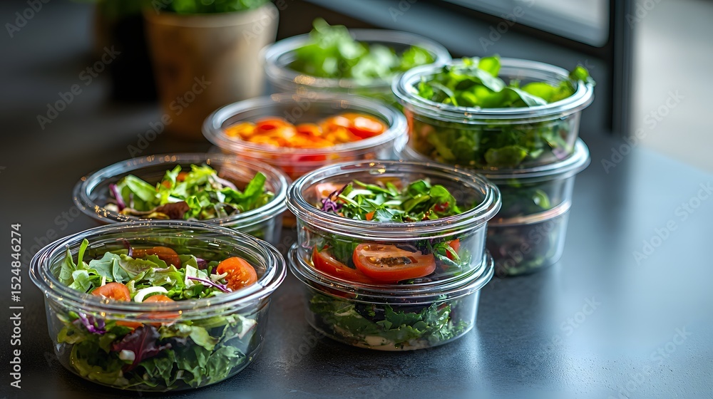 90. Pre-packed salad bowls with separate dressing containers 90. Pre-packed salad bowls with separate dressing containers