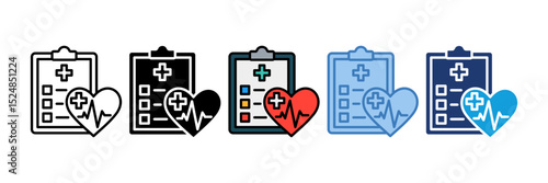 Medical Report Icon Element For Design