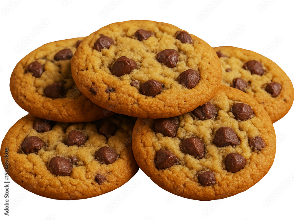 Chocolate chip cookies with big chocolate chunks. Chocolate chip cookies with big chocolate chunks.