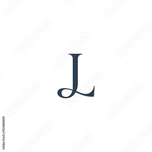 Creative design letter J,JL and l house logo