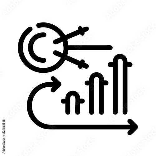 Business strategy & Customer Segmentation icons  Sales department, salesperson, prospect, conversion, sales report, marketing, sale funnel, lead generation, sales pitch and Solid, line vector icons 