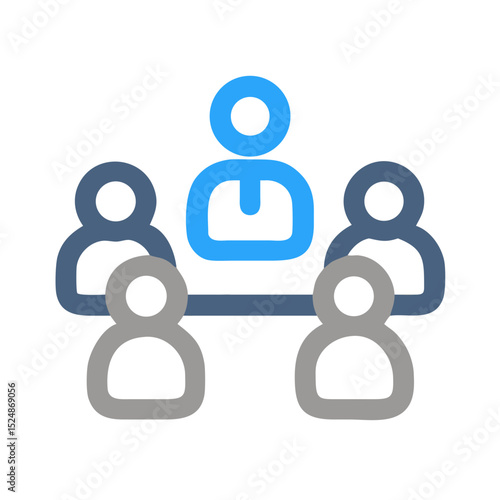 Business strategy & Customer Segmentation icons  Sales department, salesperson, prospect, conversion, sales report, marketing, sale funnel, lead generation, sales pitch and Solid, line vector icons 