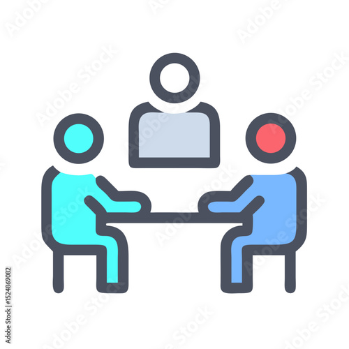 Business strategy & Customer Segmentation icons  Sales department, salesperson, prospect, conversion, sales report, marketing, sale funnel, lead generation, sales pitch and Solid, line vector icons 