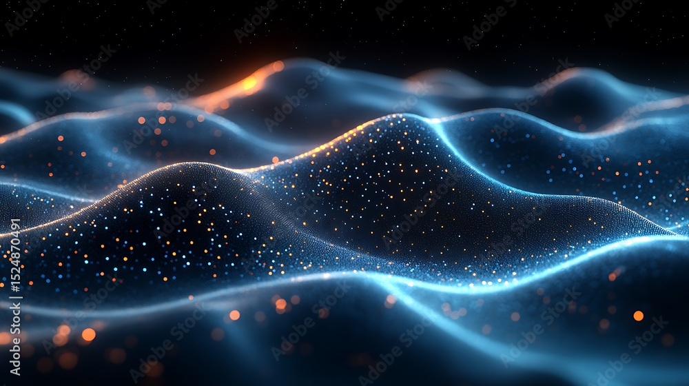 Obraz premium Abstract digital waves background design