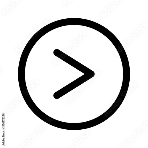 greater then line icon