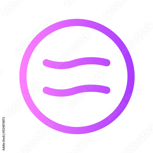 is approximately equal to gradient icon