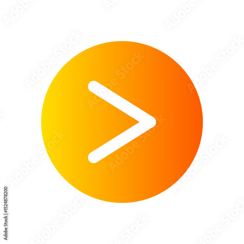 greater then gradient icon