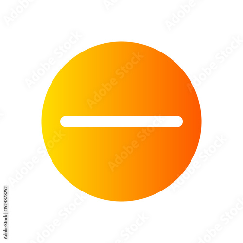 minus gradient icon