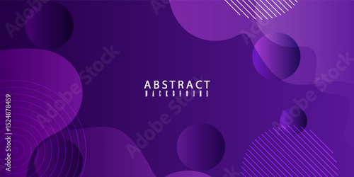 modern banner. fluit purple backgroung. vector Illustration