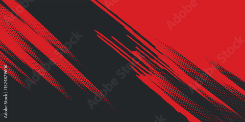 Background, contrast red and black color abstract template for business design. Technology style. You can use it for advertising, sports posters, templates, business presentations.