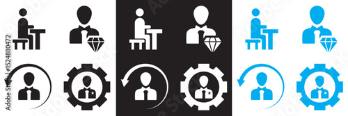 Employer branding icons .  Vector pictograms of body organs icon. Vector for websites, mobile interfaces, presentations, banner, visual branding etc. Vector illustration. EPS 10