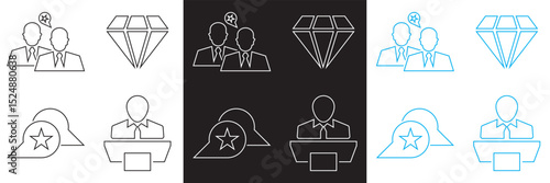 Employer branding icons .  Vector pictograms of body organs icon. Vector for websites, mobile interfaces, presentations, banner, visual branding etc. Vector illustration. EPS 10