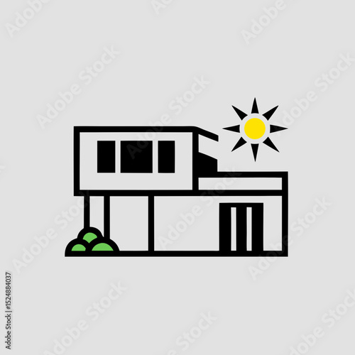 vector illustration of a home