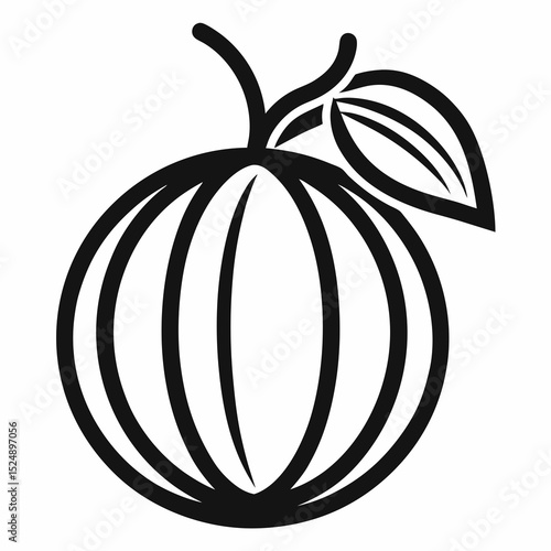 malay apple isolated on white background