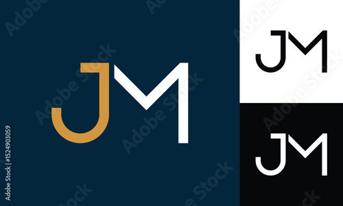 JM monogram logo design