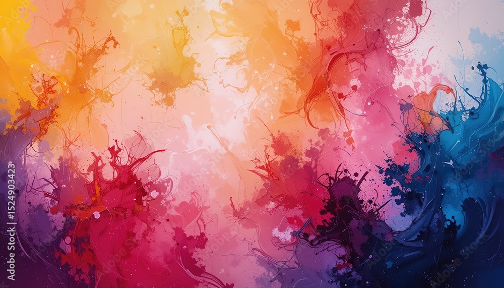 Fototapeta premium Abstract Background Painting Design for Website