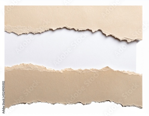 Wallpaper Mural torn paper white Torontodigital.ca