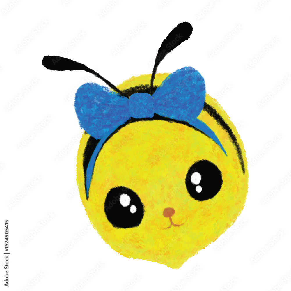 Naklejka premium hand-drawn bee