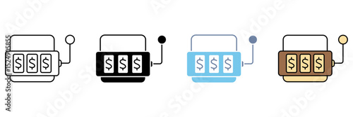 JACKPOT concept line icon. Simple element illustration.