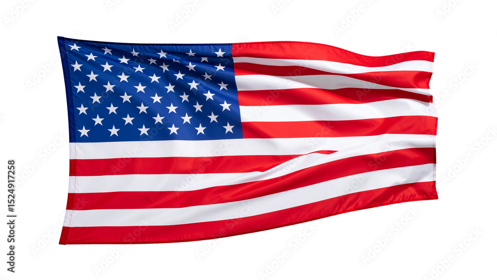American flag isolated on transparent background, PNG American flag isolated on transparent background, PNG