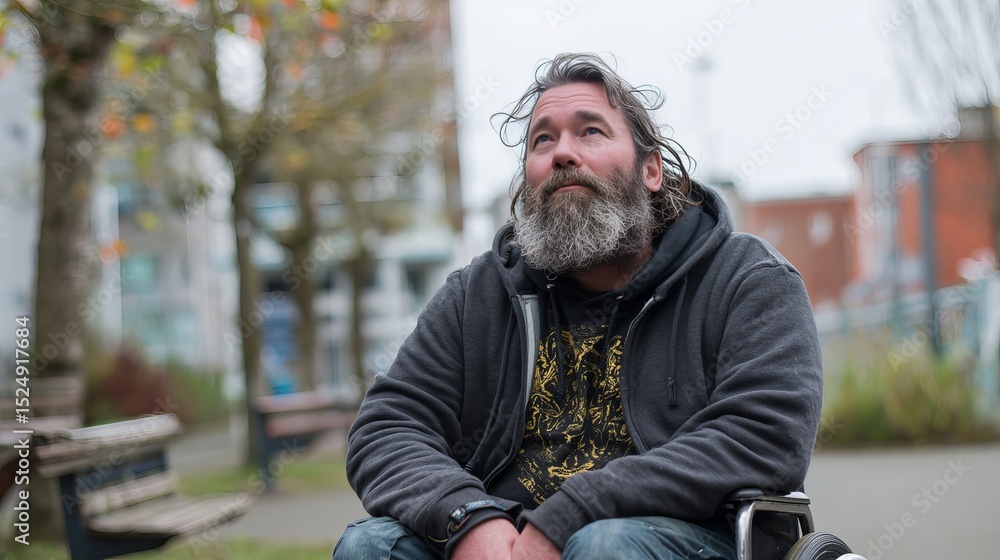 disabled man on a wheelchair disabled man on a wheelchair