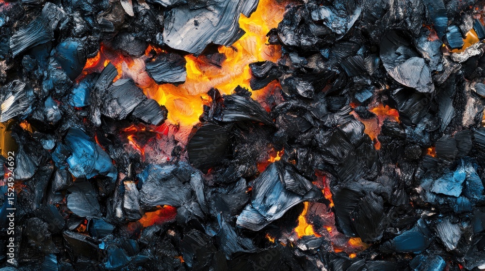 Burning embers and glowing coals Burning embers and glowing coals