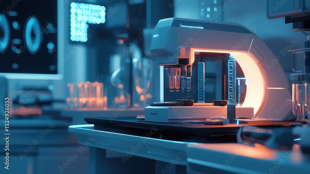 Fototapeta premium Advanced Medical Laboratory Equipment