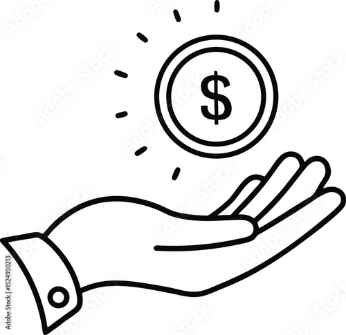  Receiving Payment Icon
