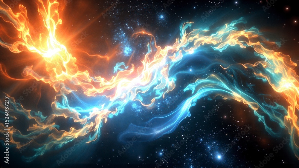 Abstract cosmic energy waves outer space digital art vibrant colors aerial view imagination and abstract concepts Abstract cosmic energy waves outer space digital art vibrant colors aerial view imagination and abstract concepts