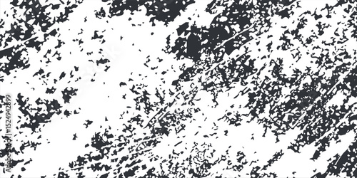 Wallpaper Mural Black and white grunge urban texture vector with copy space. Abstract illustration surface dust and rough dirty wall background with empty template. Distress and grunge effect concept. Vector EPS10. Torontodigital.ca
