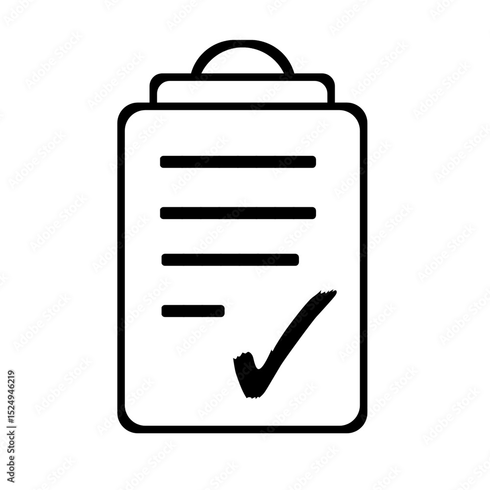 clipboard with checklist concept clipboard with checklist concept