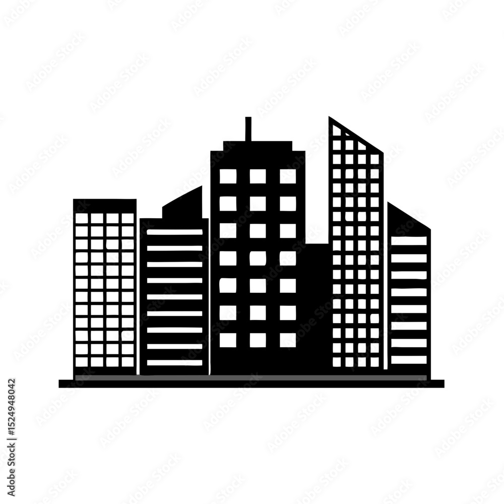 city buildings vector illustration city buildings vector illustration