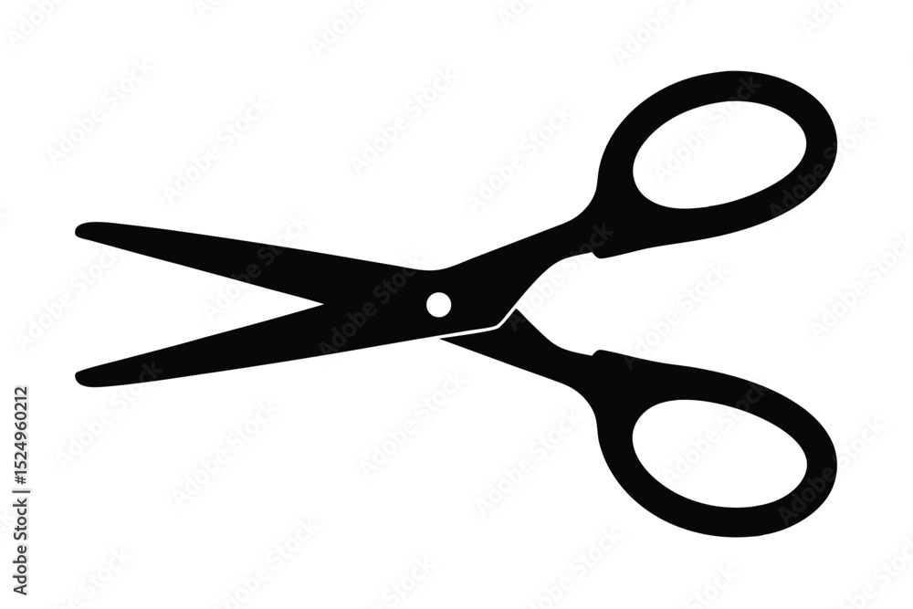Scissors silhouette vector, scissor icon vector art Scissors silhouette vector, scissor icon vector art