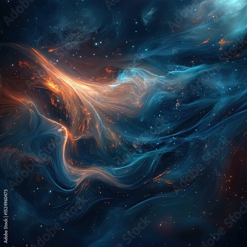 Cosmic Nebulae Flow