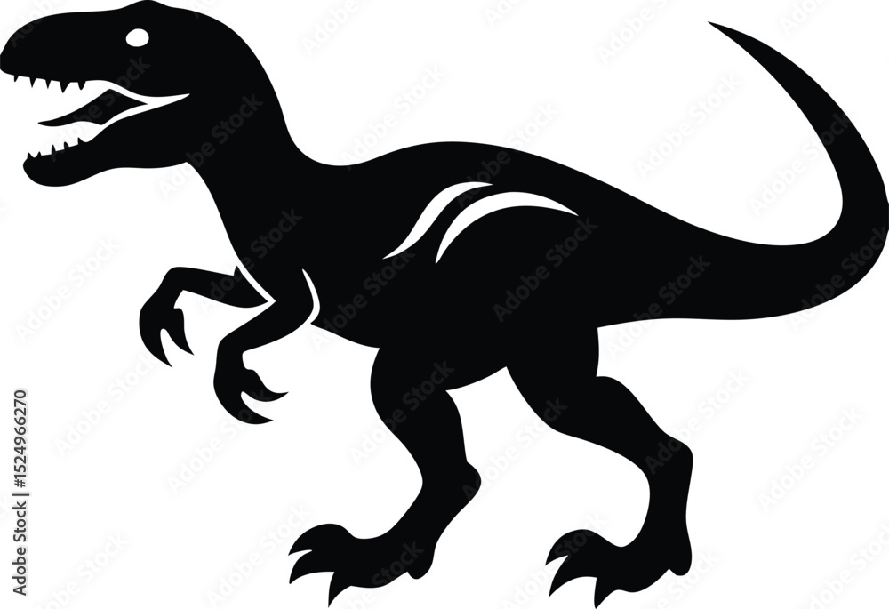 Naklejka premium Dinosaur Icon for Strength and Mythical Creatures