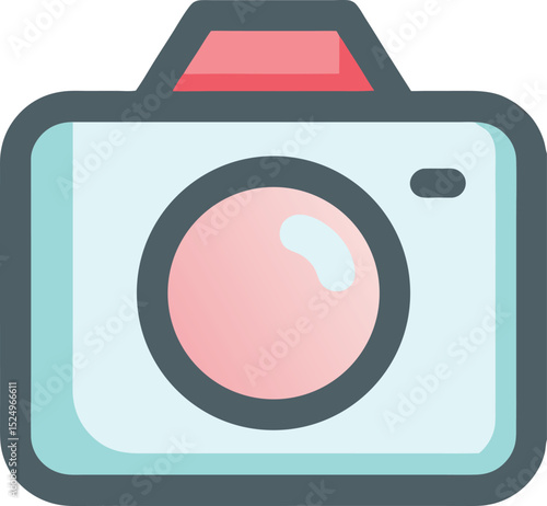 Camera Icon for Photography and Travel Design