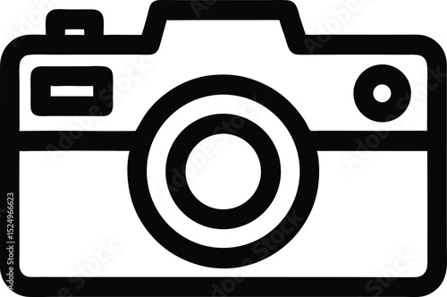 Camera Icon for Photography and Media Design
