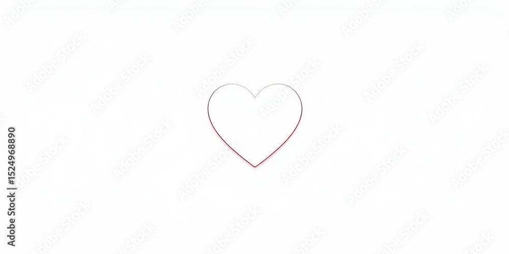 Classic red heart icon, simple vector illustration, isolated on white, cute, white background Classic red heart icon, simple vector illustration, isolated on white, cute, white background